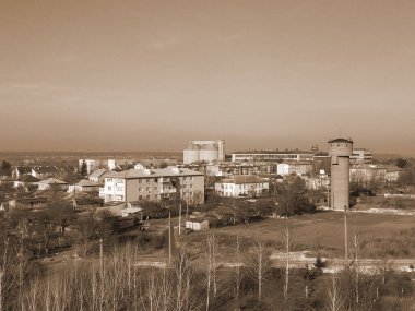 Pencereden şehre olan manzara.