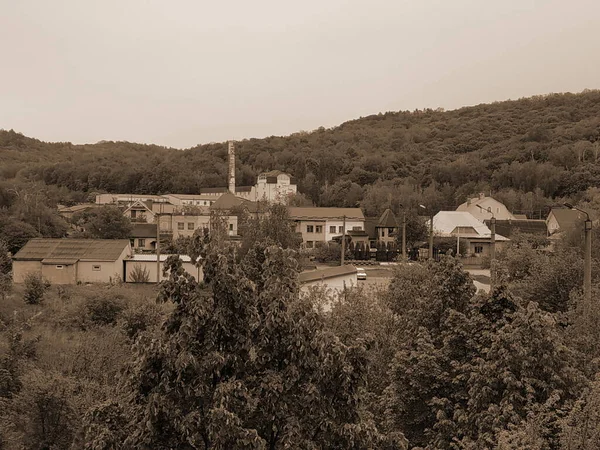 Pencereden Şehre Olan Manzara — Stok fotoğraf