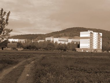 Pencereden şehre olan manzara.