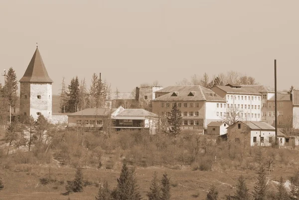 Pencereden Şehre Olan Manzara — Stok fotoğraf