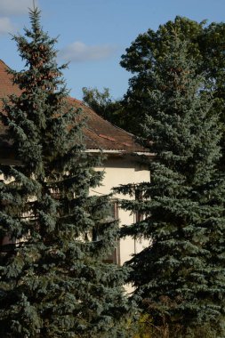 Eski kasabanın tarihi merkezi.