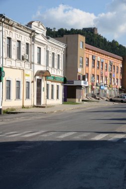 Eski kasabanın tarihi merkezi.