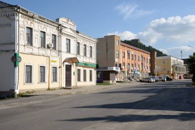 Eski kasabanın tarihi merkezi.