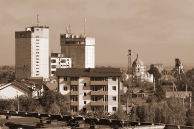 Pencereden şehre olan manzara.