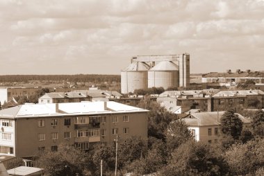 Pencereden şehre olan manzara.