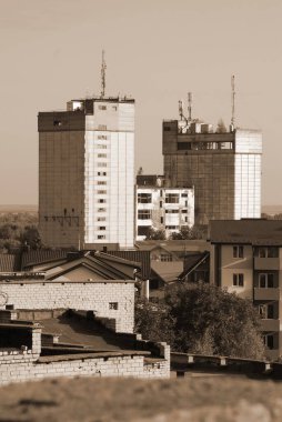 Pencereden şehre olan manzara.