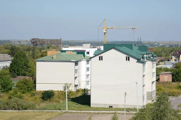 Neubauten Der Provinzstadt — Stockfoto