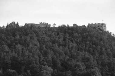 Dağ, kale, Bona, orman, duvarlar, kule, kapı