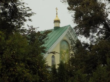 Kilise, Ortodoks, büyük, manastır, ikon, 