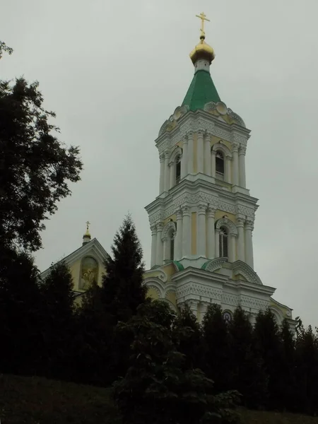 Glockenturm Hoch Kirche Groß — Stockfoto