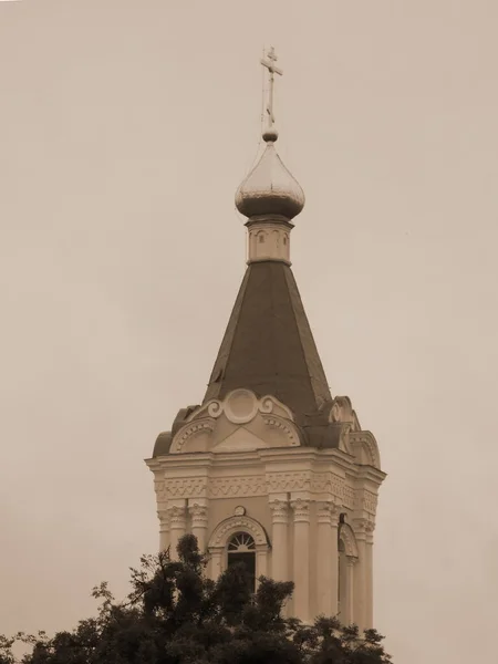 Torre Sino Alto Igreja Grande — Fotografia de Stock