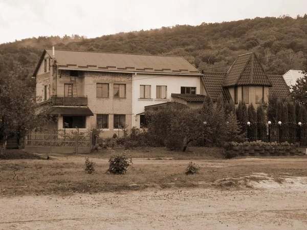 Vista Dalla Finestra Verso Città — Foto Stock