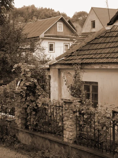 Casa Madera Aldea Ucraniana — Foto de Stock