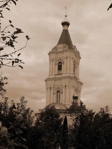Zvonice Vysoká Kostel Velký — Stock fotografie