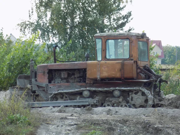 Krypmaskin Traktor — Stockfoto