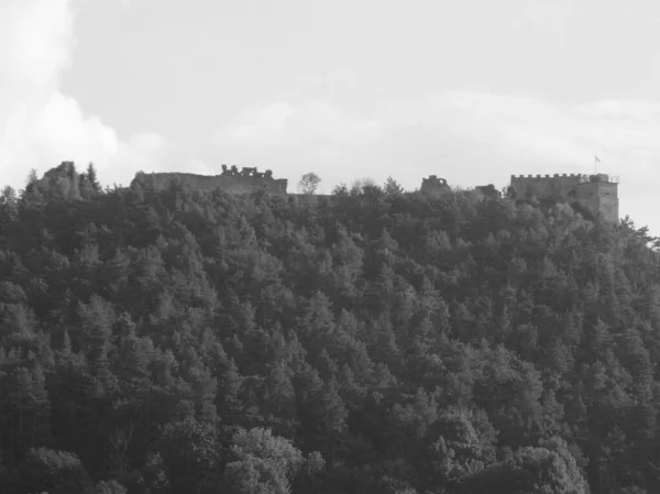 Mountain Castle Bona Forest Walls Tower Gate — стоковое фото