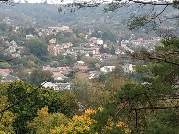 Vista Desde Ventana Ciudad —  Fotos de Stock