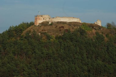 Dağ, kale, Bona, orman, duvarlar, kule, kapı
