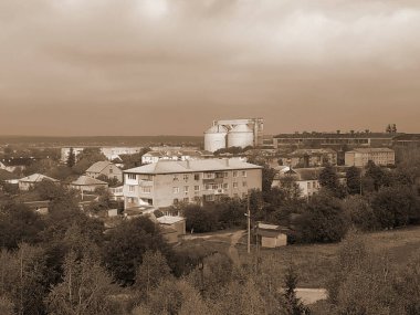 Pencereden şehre olan manzara.