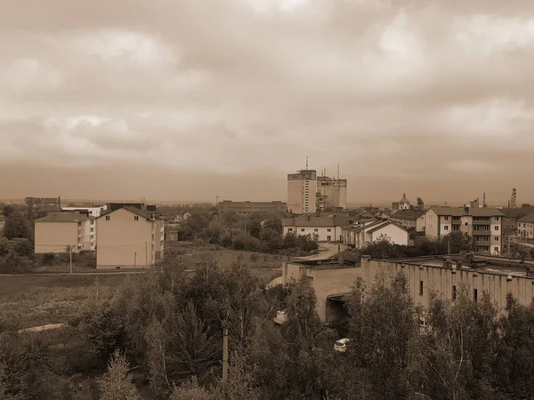 Vue Fenêtre Ville — Photo