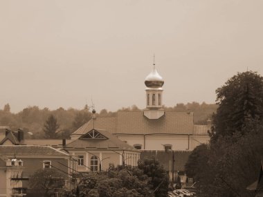 Eski kasabanın tarihi merkezi.          