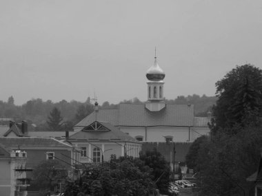 Eski kasabanın tarihi merkezi.          