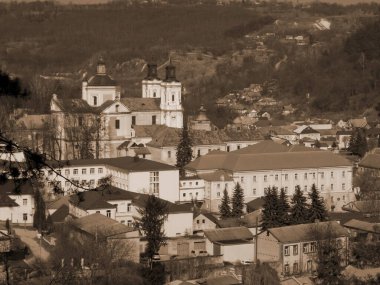 Eski kasabanın tarihi merkezi.