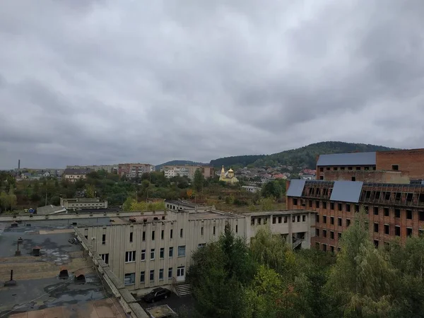 Vista Desde Ventana Ciudad — Foto de Stock