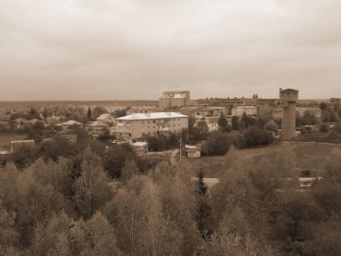 Pencereden şehre olan manzara.          