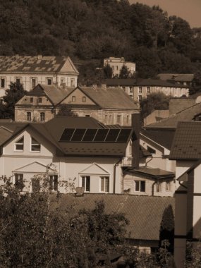 Eski şehrin tarihi kısmı.          