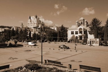 Eski şehrin tarihi kısmı.