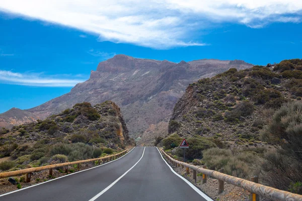 Parc National Del Teide Vue Sur Parc Magique Whit Road — Photo