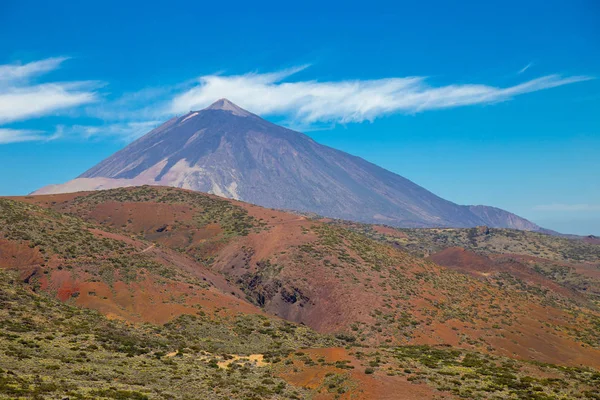 Vista Belo Vulcão Teide — Fotografia de Stock