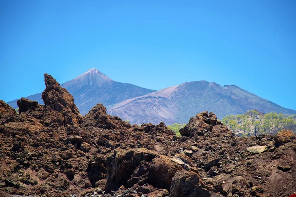 Vista Del Hermoso Volcán Teide — Foto de Stock