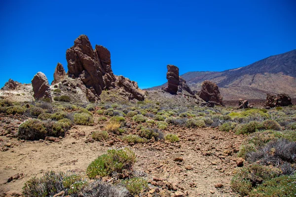 Parque Nacional Del Teide Vista Parque Mágico — Fotografia de Stock