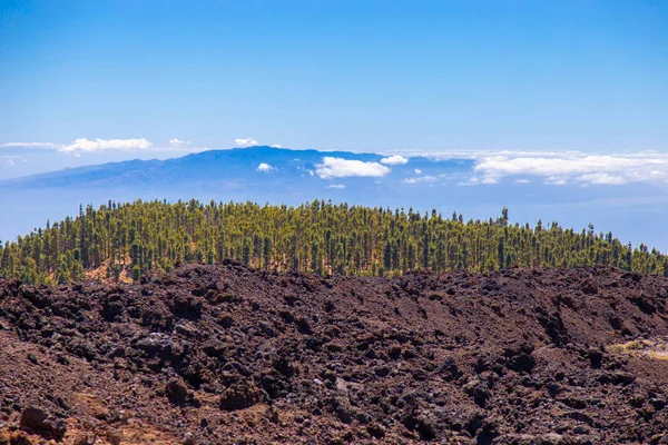 Gomera Vista Ilha Santa Cruz Tenerife Bela Natureza Contraste Cor — Fotografia de Stock
