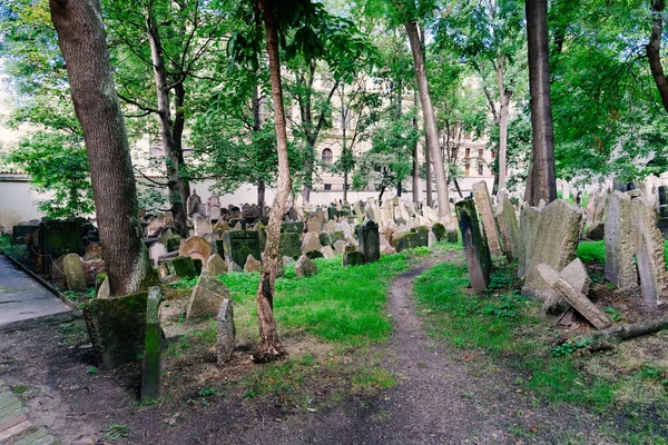 Starý židovský hřbitov Praha — Stock fotografie
