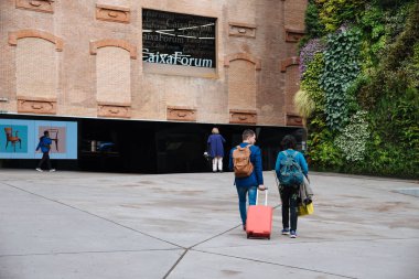 Açık havada görünümü Caixaforum Madrid