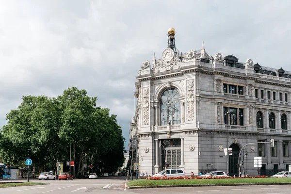 Edificio del Banco de España en Madrid — Foto de Stock