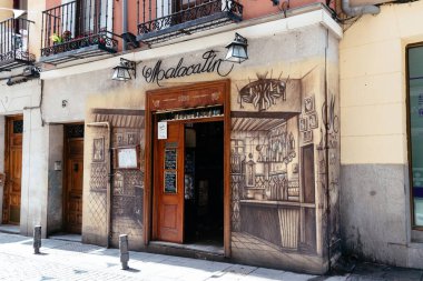 Madrid eski Restoran girişine