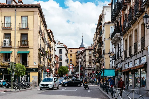 Vista de la calle Toledo en el centro de Madrid —  Fotos de Stock