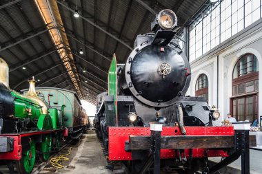 Bit pazarı Madrid Demiryolu Müzesi'nde