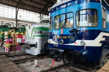 Bit pazarı Madrid Demiryolu Müzesi'nde