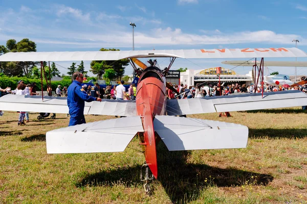 Consolidated Fleet airplane during Air Show — Stock Photo, Image