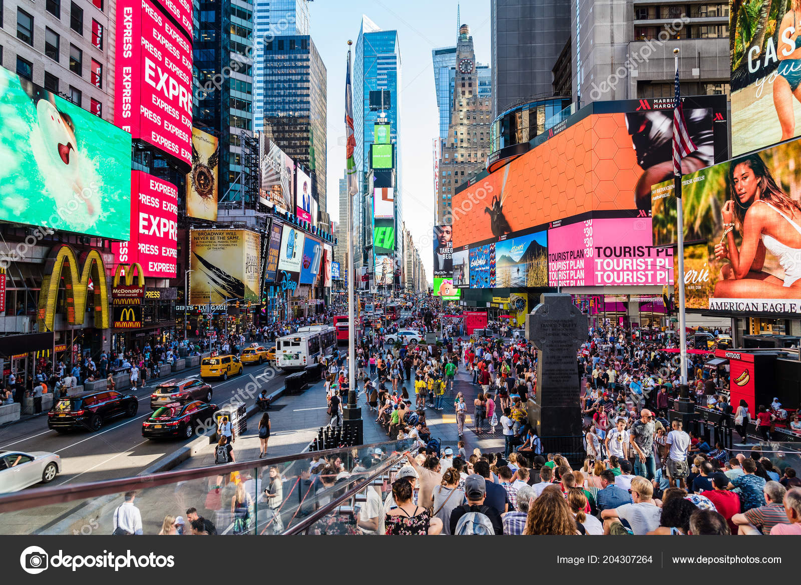 New York City Usa June 2018 Scenic View Times Square Stock Editorial