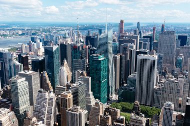 Empire State Binası 'ndan New York' un hava görüntüsü