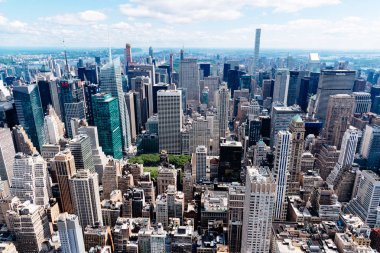 Empire State Binası 'ndan New York' un hava görüntüsü