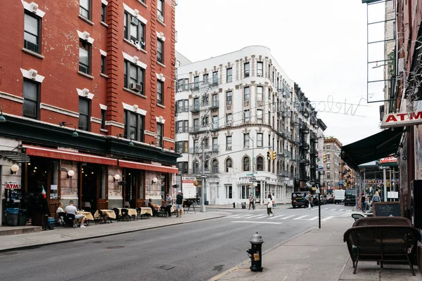 Вид на Малую Италию в центре Нью-Йорка — стоковое фото