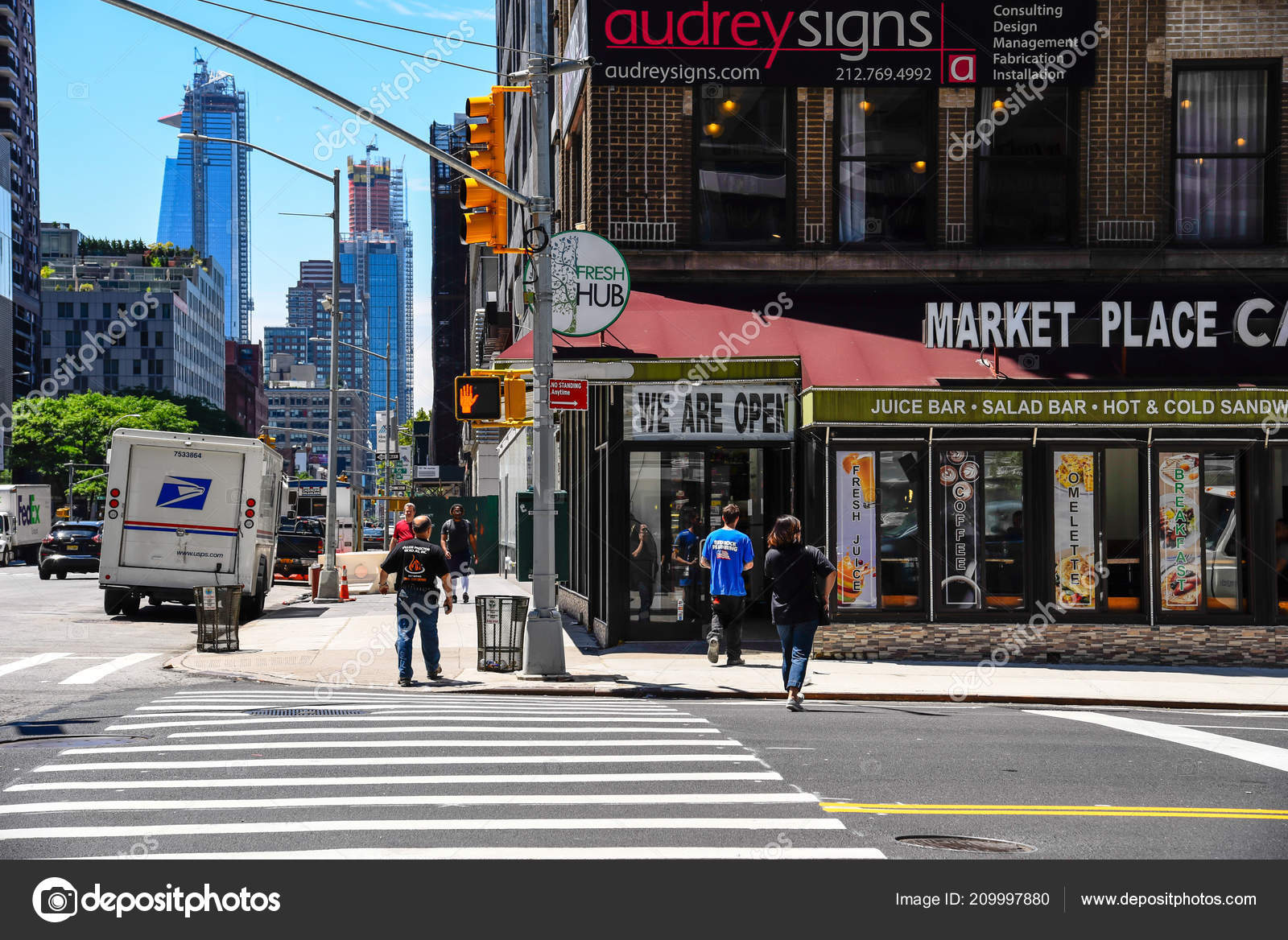 Scena Della Via Di Cucina Hells A New York City Foto Editoriale