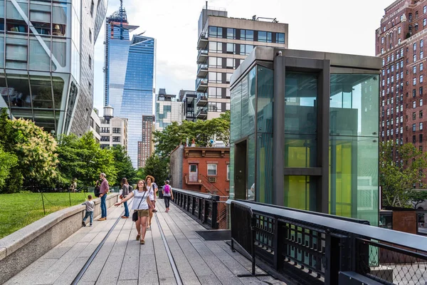 Highline Greenway in New York City — Stockfoto